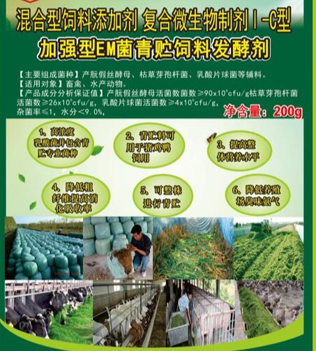 加強(qiáng)型EM菌青貯飼料專(zhuān)用發(fā)酵劑，真正的專(zhuān)業(yè)菌種更好的青貯飼料發(fā)酵劑，發(fā)酵成功率高速度快，香醇可口，牛羊喜吃，連豬雞都搶吃